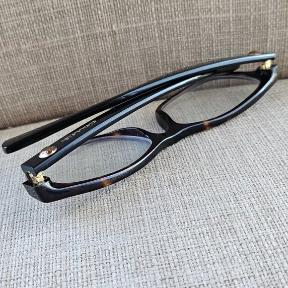 Coach Women Eyeglasses Frame HC6082 Dark Tortoise/Black 53[]17 135 Glasses - Picture 8 of 11